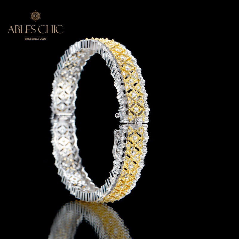 Bracelets en dentelle nid d'abeille 5863