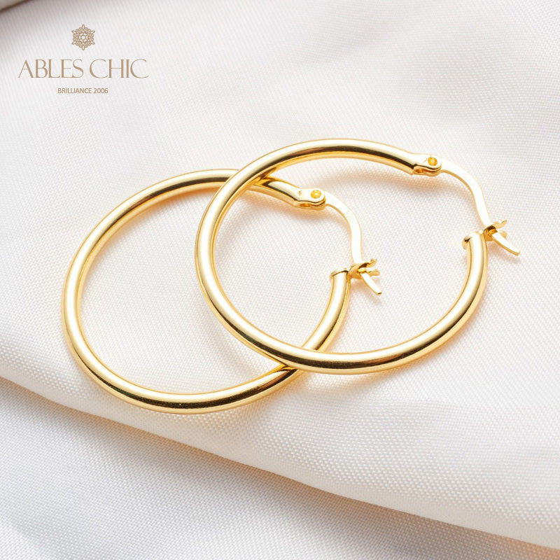 Boucles d'oreilles créoles 15 mm/25 mm/45 mm 5836