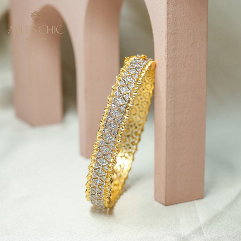 Bracelets en dentelle nid d'abeille 5863