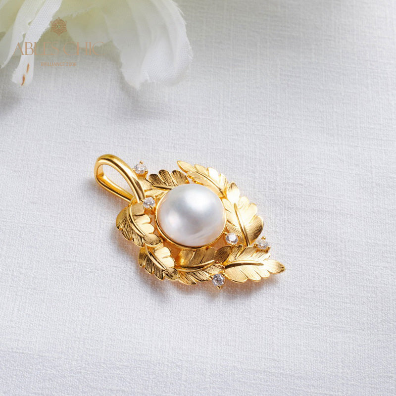 Collier guirlande de feuilles de perles Mabe 5817