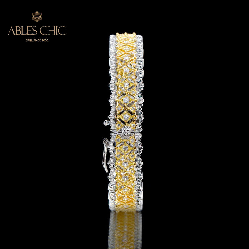 Bracelets en dentelle nid d'abeille 5863