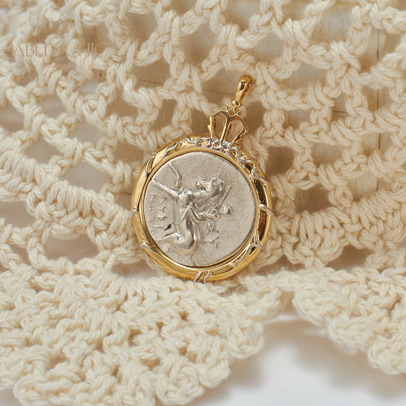 Pendentif de pièce byzantine uniquement