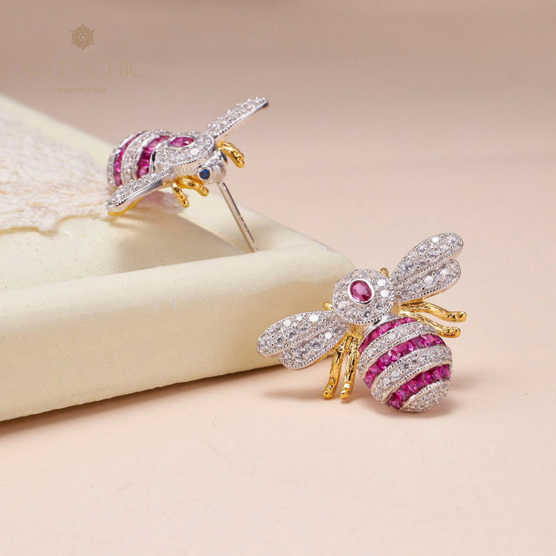 Boucles d'oreilles abeilles Vivid Beetles 5777