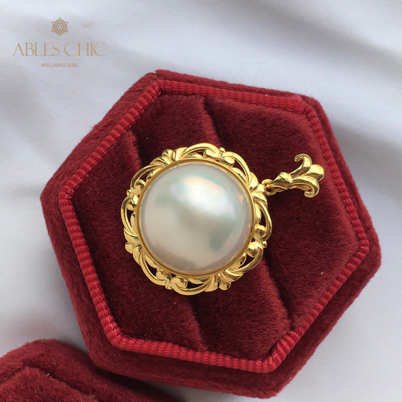Pendentif en filigrane de perles Mabe 5905