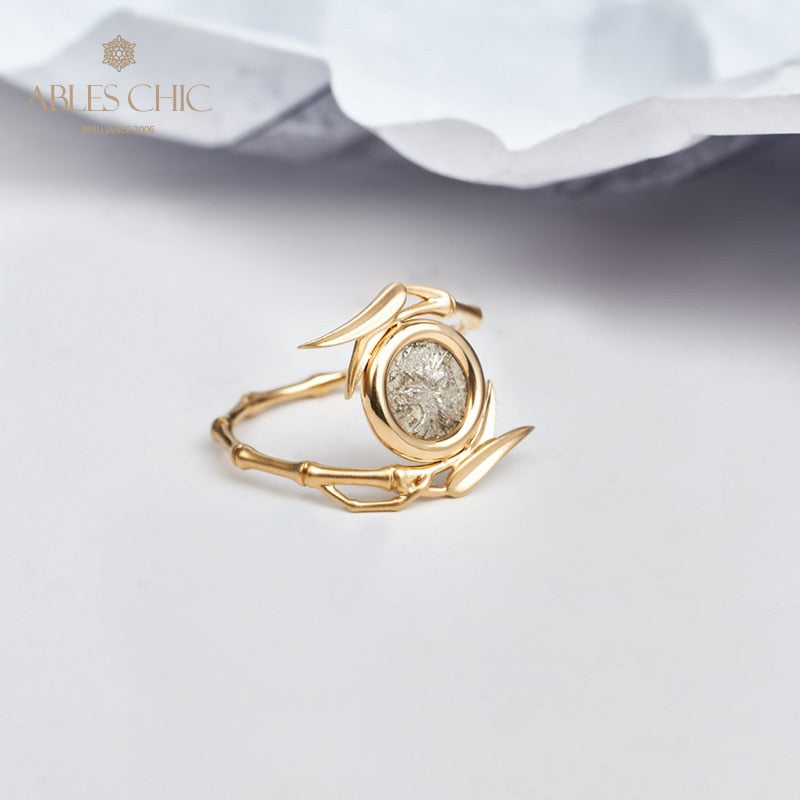Bague Noeuds Bambou Lion Byzantin