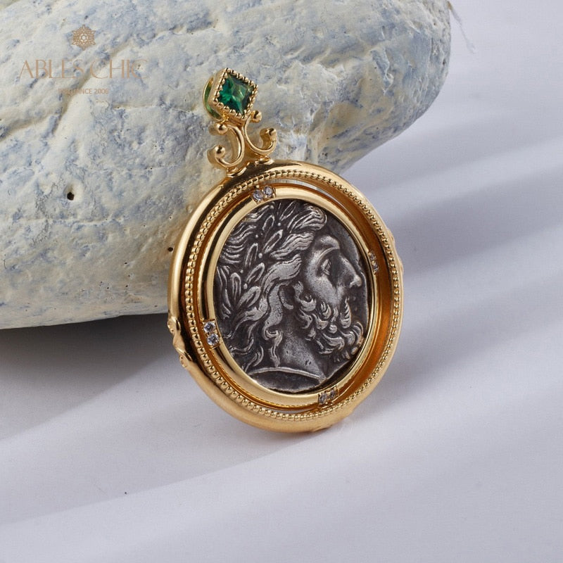 Collier de pièces de monnaie romaines antiques 5780