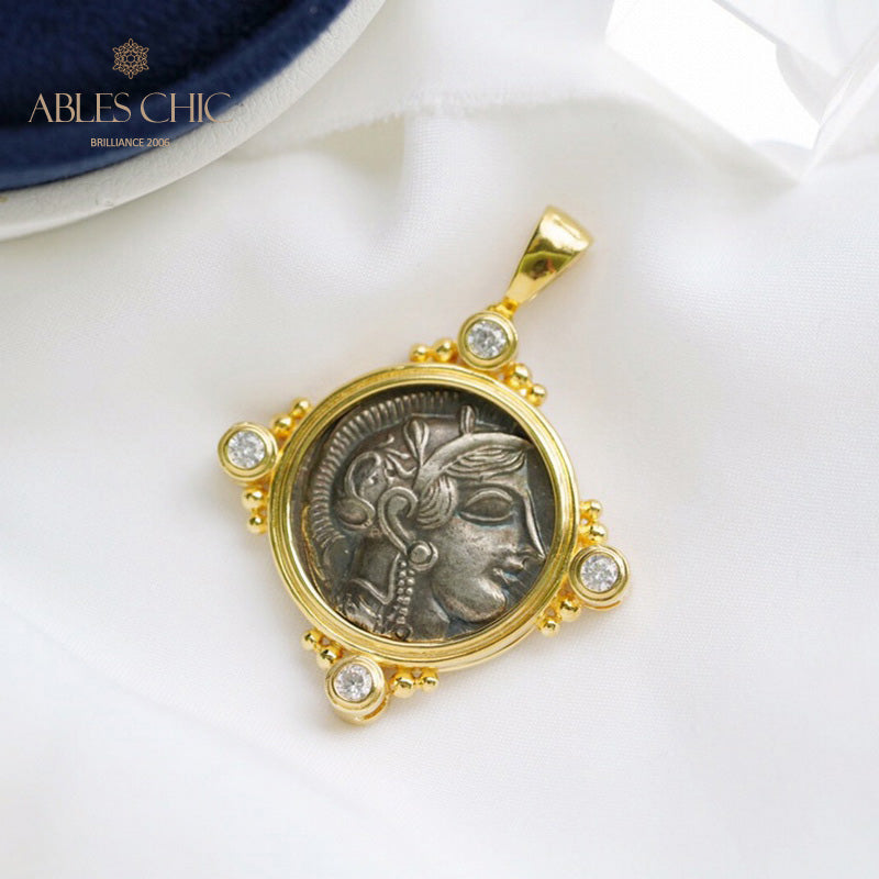 Collier de pièces de monnaie romaines 5779