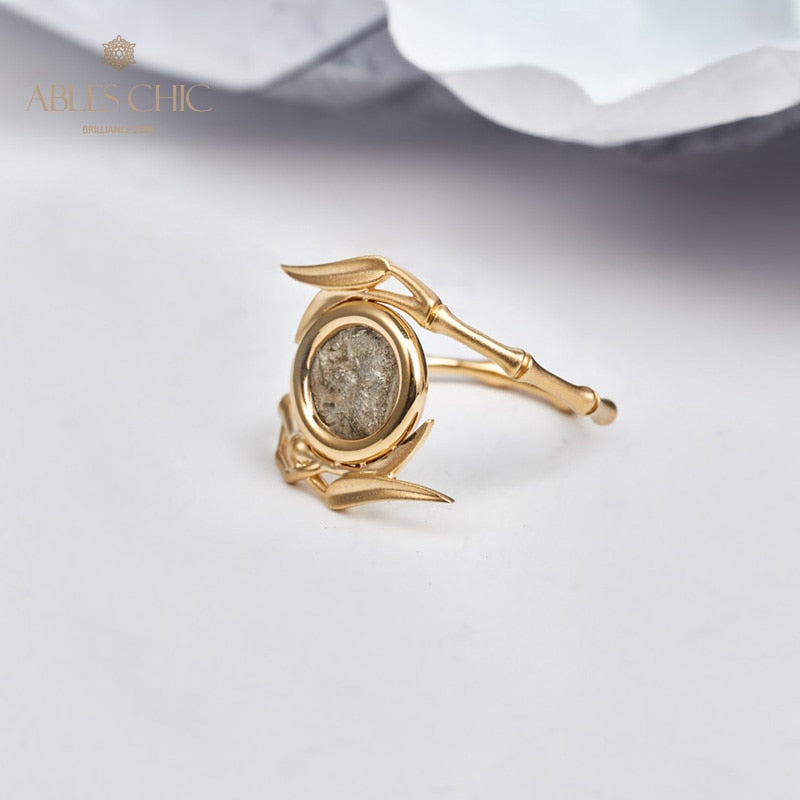 Bague Noeuds Bambou Lion Byzantin
