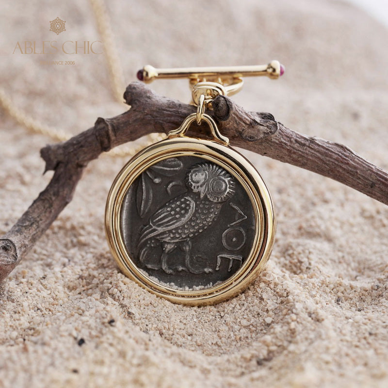 Colliers de pièces de monnaie grecques Zeus 5913