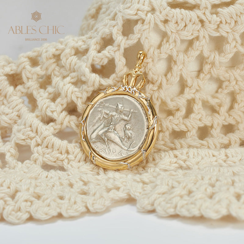 Pendentif de pièce byzantine uniquement