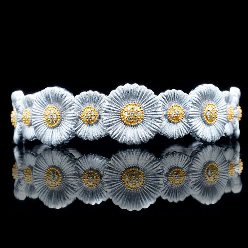 Bracelet fleuri marguerite 5908