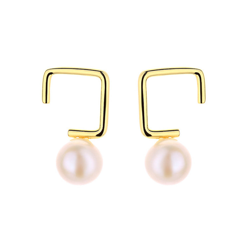 Boucles d'oreilles en fil de perles d'eau douce PE1051