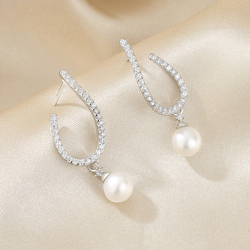 Boucles d'oreilles fleur de perles d'eau douce PE1012