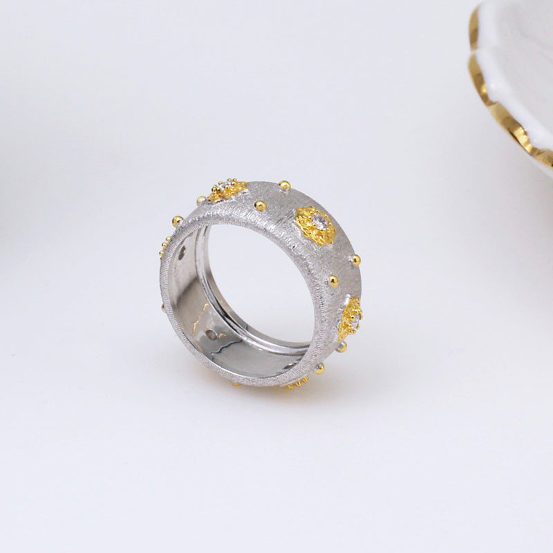 Bague Soyeuse Fleurs Étoilées 5025