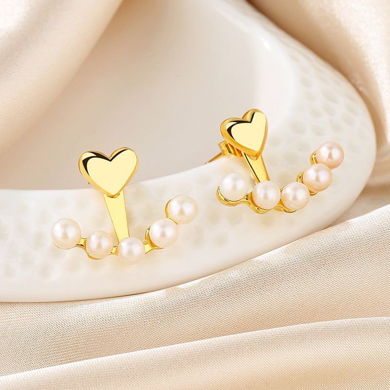 Boucles d'oreilles détachables en perles d'eau douce PE1032