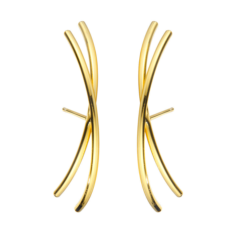 Clous d'oreilles lettre X E1203