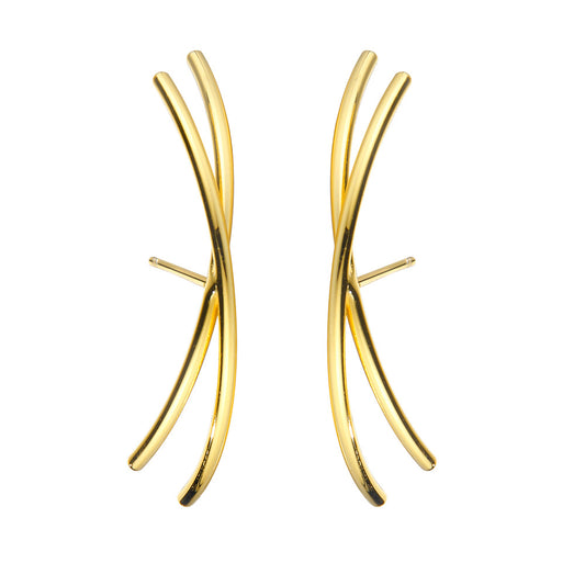 Clous d'oreilles lettre X E1203