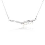 Collier de Noël en perles d'eau douce PN1014