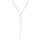 Collier de chaîne de câble perlé N1049