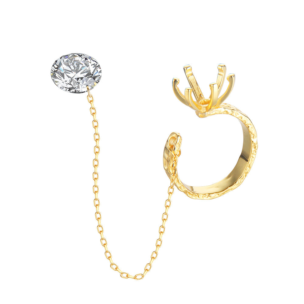 Bague longue chaîne CZ R1219