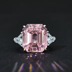 Bague de mariage fluorite morganite R0311