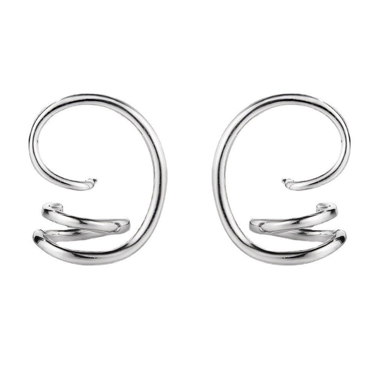 Clous d'oreilles à motif de fil abstrait E1029