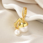 Pendentif floral en perles d'eau douce uniquement PN1002