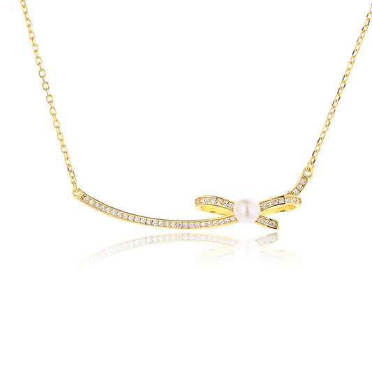 Collier papillon de perles d’eau douce PN1026