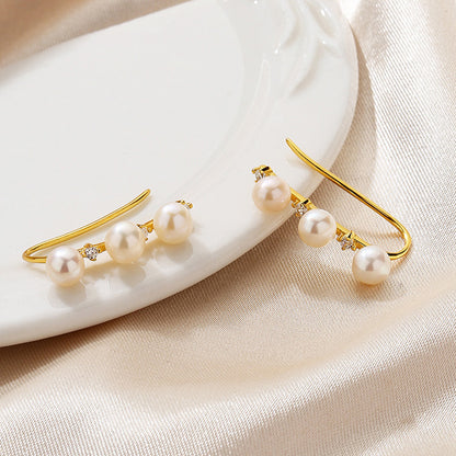 Boucles d'oreilles florales en perles d'eau douce PE1017