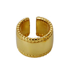 Poignets d'oreille à motif large E1101 1 pièce