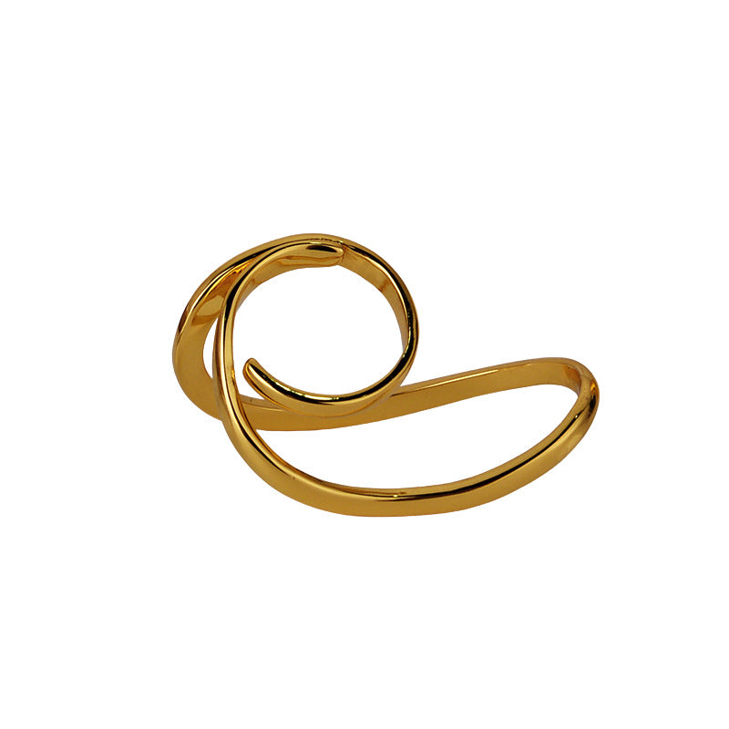 Anneau Ouvert Filigrane Irrégulier R1135