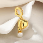 Pendentif floral en perles d'eau douce uniquement PN1002