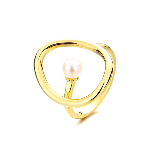 Bague fil de perles d'eau douce RN1025