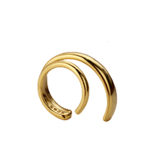 Manchette d'oreille en fil tourbillonnant E1093 1 pièce