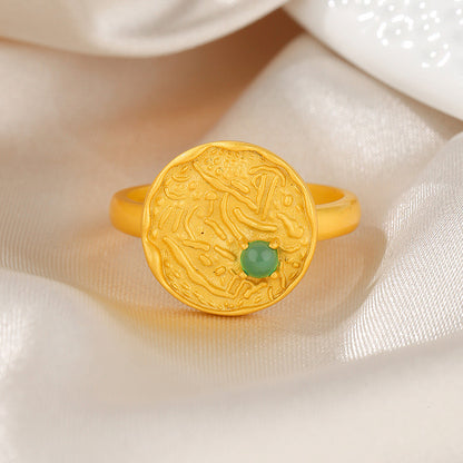 Bague disque perle d'eau douce RN1015