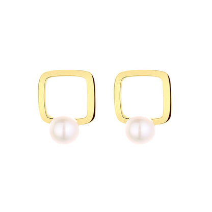 Boucles d'oreilles en fil de perles d'eau douce PE1043