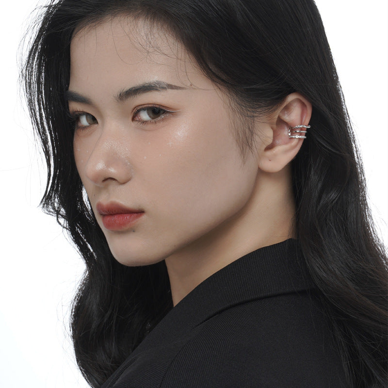 Boucles d'oreilles multi-brins en fil à motifs E1089 1 pièce