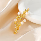 Pendentif brindille florale de perles d’eau douce uniquement PN1012