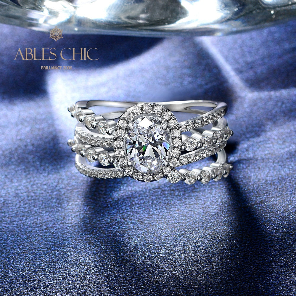 Bague de déclaration diamants 4 brins R1381
