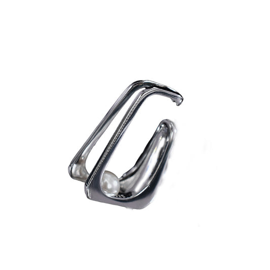 Manchette d'oreille en perles de coquillage géométrique E1055 1 pièce