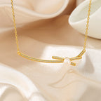 Collier papillon de perles d’eau douce PN1026