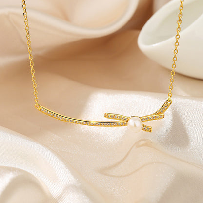 Collier papillon de perles d’eau douce PN1026