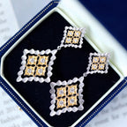 Boucles d'oreilles pendantes ajourées 5856