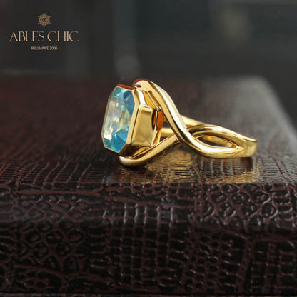 Bague Infini Topaze Bleue 5911