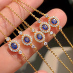Bracelet chaîne à pierres précieuses Halo 5923