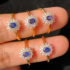 Bague Saphir Floral 5930