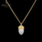 Collier bicolore pomme de pin mat 5962