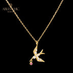 Collier d'hirondelle avec accents de perles 5970