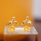 Boucles d'oreilles hirondelle en perles 5973