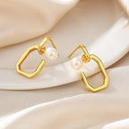 Boucles d'oreilles en fil de perles d'eau douce PE1041